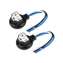 Lampenfassung H4 gewinkelt, Keramik, 15 cm Kabel, 2 Stk
