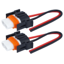 Lampenfassung H8/H11, gerade, Keramik, 15 cm Kabel, 2 Stk