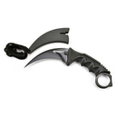 ElfMonkey® Karambit Messer Jagdmesser Outdoormesser CSGO Knife Black