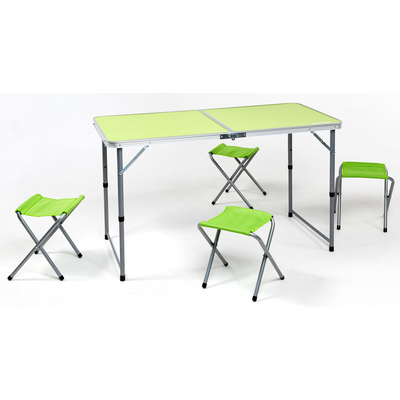RSonic Campingtisch Aluminium Tisch Klapptisch tragbar 70 x50 cm grün 
