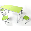 RSonic Campingtisch Alu Tisch Klapptisch 120 x60cm + 4...