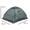 RSonic Pop Up Wurfzelt Campingzelt mit Tragetasche und Tragegurt 2 - 3 Personen Zelt