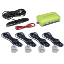 Einparkhilfe mit LED-Anzeige, 4 silberne Sensoren