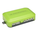 Einparkhilfe mit LED-Anzeige, 4 silberne Sensoren